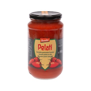 Vanadis Pelati - Geschälte gewürfelte Tomaten, Demeter