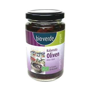 bio-verde Oliven schwarz ohne Stein, EU Bio